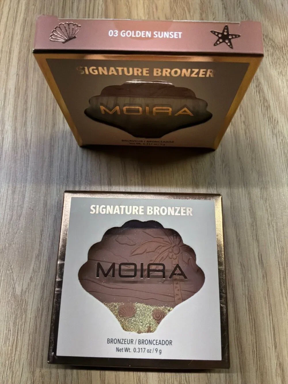 MOIRA Signature Bronzer Golden Sunset 03 Face Powder Makeup Vegan New